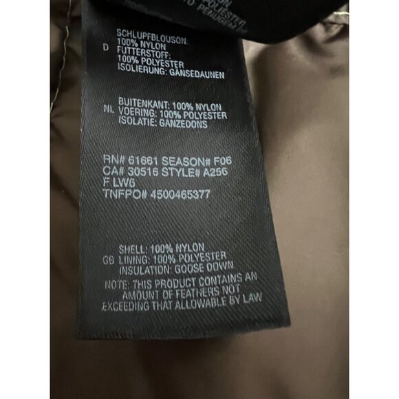 The North Face Womens Green Zip Up 700 Fill Goose Down Puffer Vest Jacket S/P - Picture 15 of 16